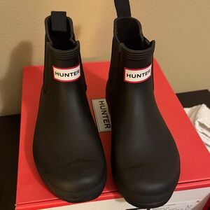 Hunter women’s  Black Rain Boots